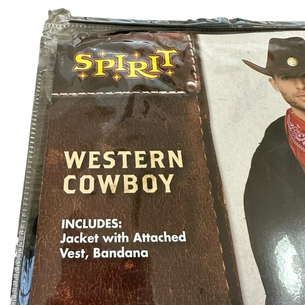 NWT Spirit Halloween Adult L/XL Mens Western Cowboy Costume Yellowstone New - Picture 5 of 7